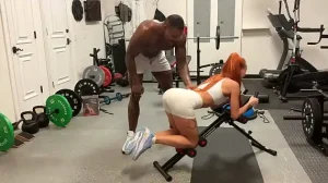 BBC Gym Coach Drilling His Client Tight Wet Pussy And Cumming In Her Mouth