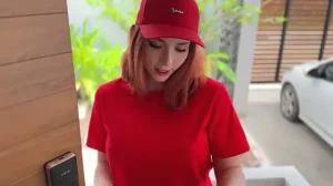 Redhead Beauty Courie Lets You Fuck Her Mouth and Gets Fucked Hard till Cum in Her Pussy